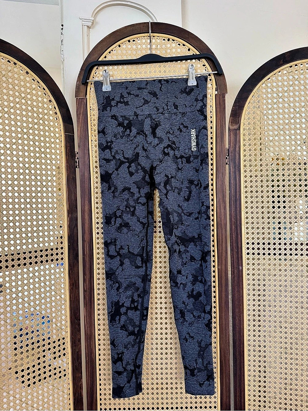 Gymshark Adapt Camo Seamless Leggings Blue & Black